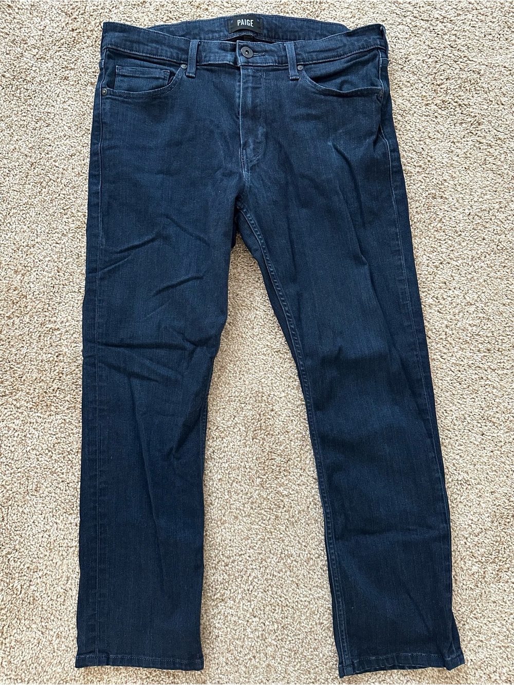 PAIGE Men’s Navy Slim Jeans - Size 32